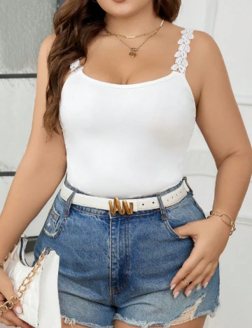 Maiou SHEIN CURVE, alb