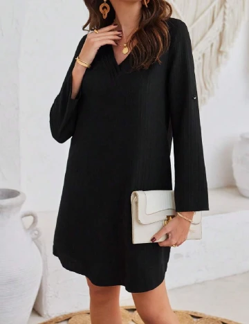 Rochie scurta Emery Rose, negru