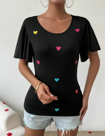Tricou SHEIN, negru