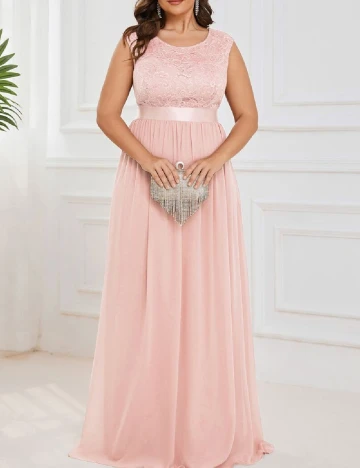 Rochie lunga Ever-Pretty Plus Size, roz