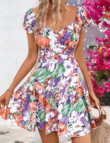 
						Rochie scurta SHEIN, floral print