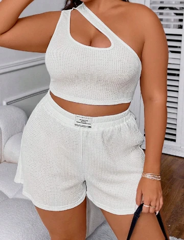 Compleu SHEIN CURVE, ecru