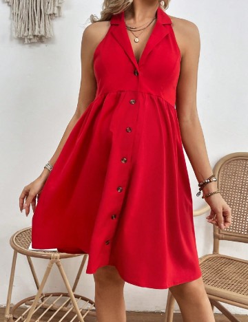 
						Rochie scurta SHEIN Maternity, rosu