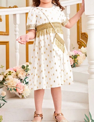 
						Rochie Shein Kids, alb