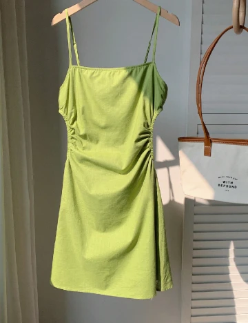 Rochie scurta SHEIN, verde