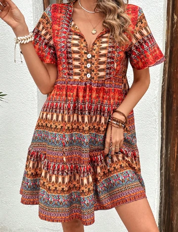 Rochie scurta SHEIN, mix culori