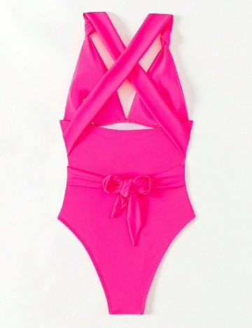Costum de baie SHEIN, roz