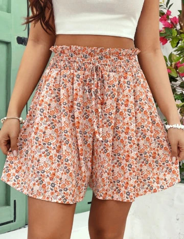 Pantaloni scurti SHEIN, floral print