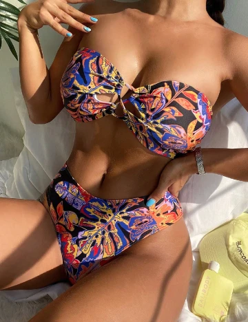 Costum de baie SHEIN, mix culori