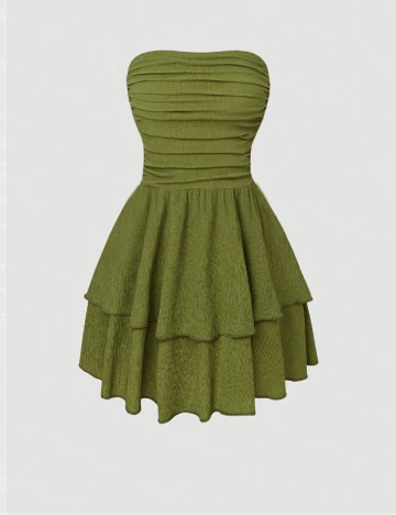 Rochie scurta SHEIN, verde