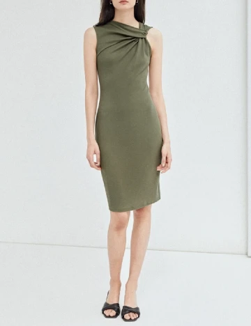 Rochie scurta MOTF, verde