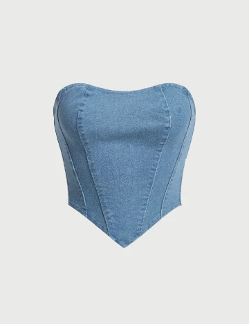 Top SHEIN CURVE, albastru