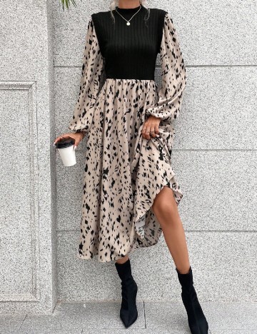 
						Rochie medie SHEIN, bej