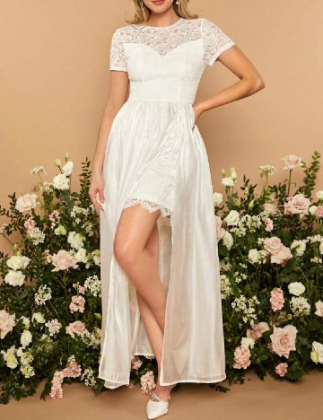 
						Rochie lunga SHEIN, alb