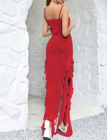 Rochie medie SHEIN, rosu