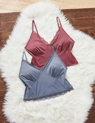 Set topuri 2 bucati SHEIN CURVE, mix culori