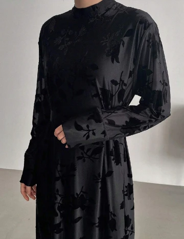 Rochie lunga Friful, negru