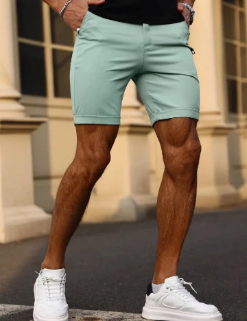 Pantaloni scurti SHEIN, turcoaz