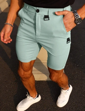 Pantaloni scurti SHEIN, turcoaz