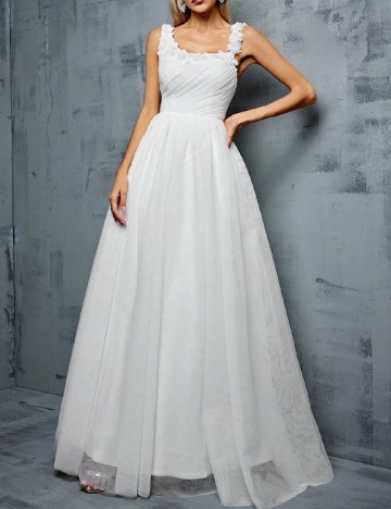 
						Rochie lunga SHEIN, alb