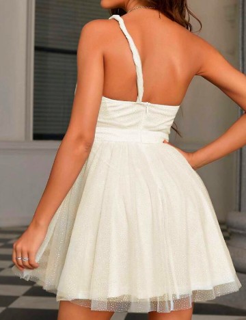 Rochie scurta SHEIN, ecru