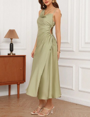Rochie medie SHEIN, verde