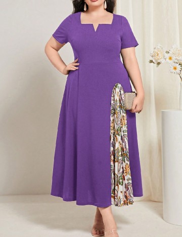 
						Rochie lunga SHEIN CURVE, mov