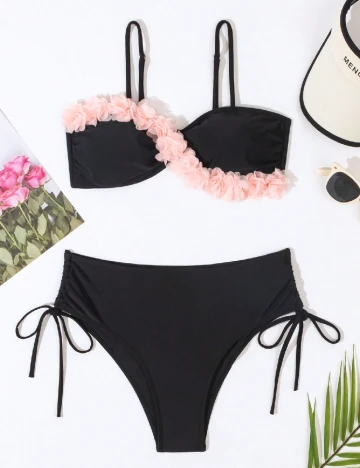 Costum de baie SHEIN, negru