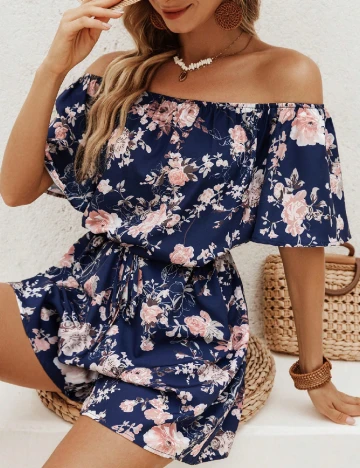 Salopeta SHEIN, albastru