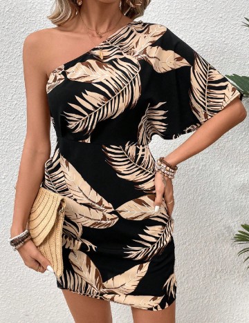 
						Rochie scurta SHEIN, negru/crem