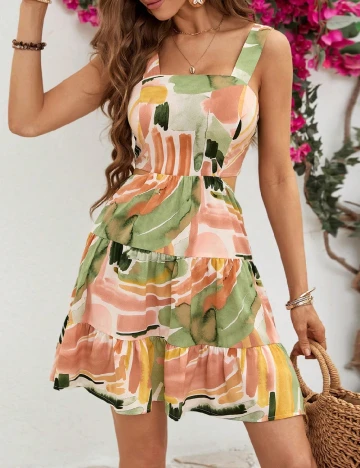 Rochie scurta SHEIN, mix culori