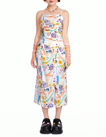 
						Rochie lunga SHEIN, mix culori