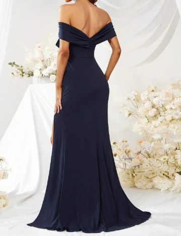 Rochie lunga Giffniseti, bleumarin