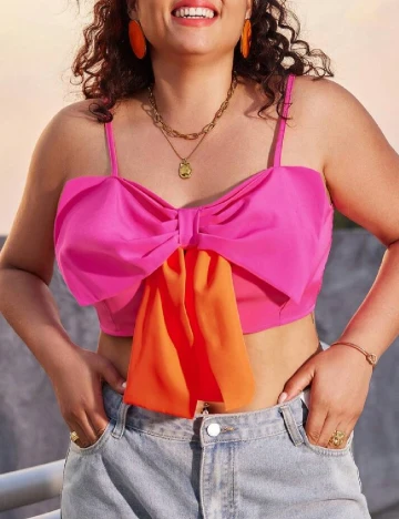 Top SHEIN CURVE, roz