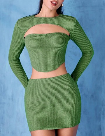 
						Compleu SHEIN, verde