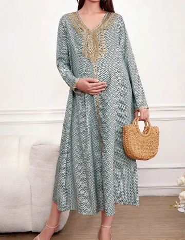 Rochie lunga SHEIN Maternity, mix culori