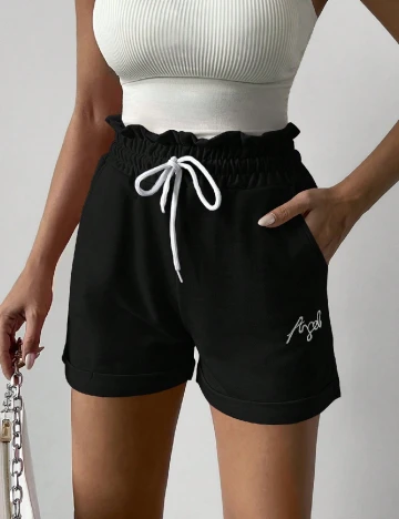 Pantaloni scurti SHEIN, negru