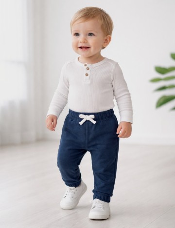 
						Pantaloni Zara, bleumarin