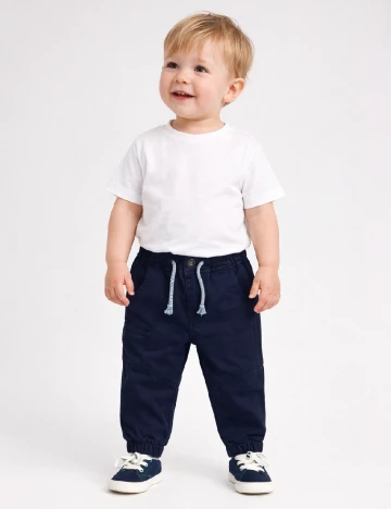 Pantaloni Zara, bleumarin inchis