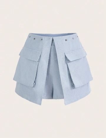 Fusta pantalon SHEIN, albastru