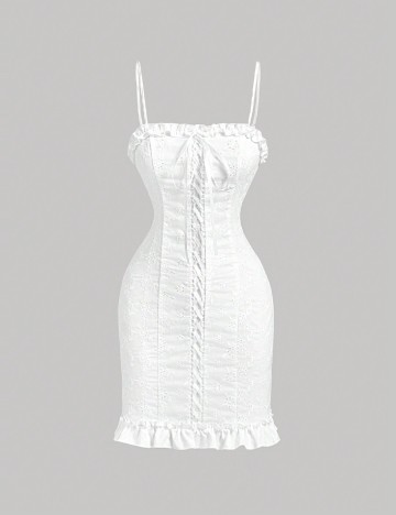 
						Rochie scurta SHEIN, alb