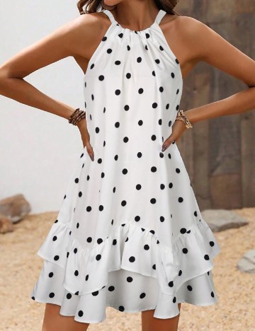 
						Rochie scurta SHEIN, alb