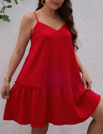 
						Rochie scurta SHEIN CURVE, rosu