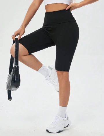 Pantaloni scurti SHEIN, negru