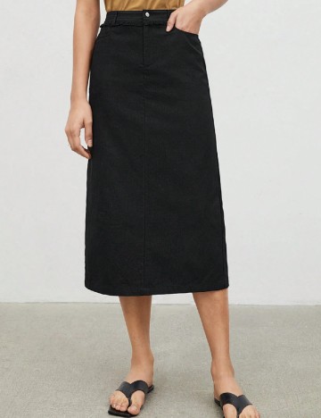 
						Fusta SHEIN, negru