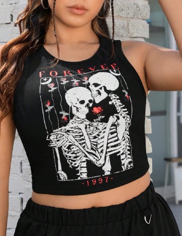 
						Top SHEIN CURVE, negru