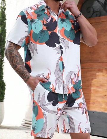 Compleu SHEIN Plus Size Men, mix culori