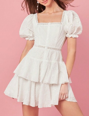 
						Rochie scurta SHEIN, alb