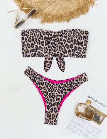 Costum de baie SHEIN, animal print