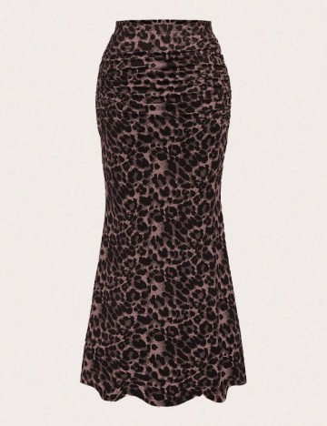 
						Fusta SHEIN, animal print